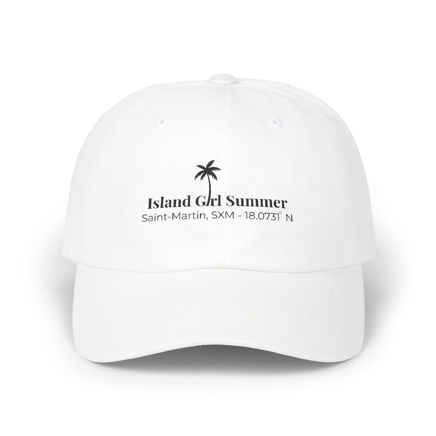 Embroidered Summer Cap - Island Girly Summer