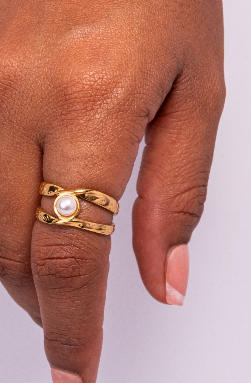 Tide Pearl Ring